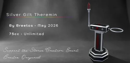 Silver Gilt Theremin(75)[0522] by Breetos