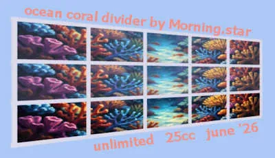 Ocean Coral Divider(25)[0619] by Morning.star