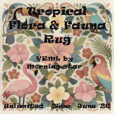 Tropical Flora Rug(25)[0626] by Morning.star