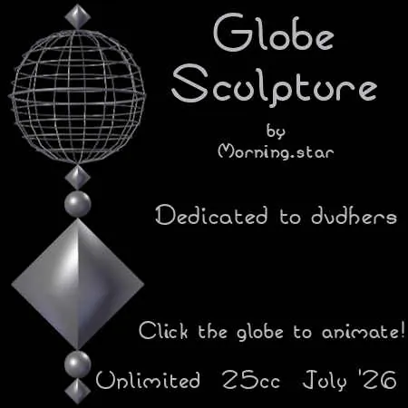 Globe Sculpture(25)[0703] by Morning.star
