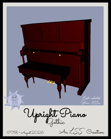Upright Piano-Gothic(100)[0807] by LSS