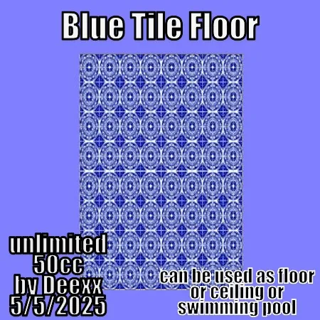 Blue Tile Floor(50)[0509] by deexx
