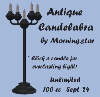 Antique Candelabra(100)[0917] by Morning.star