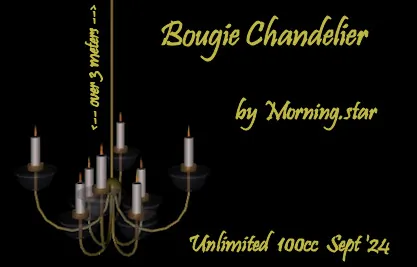 Bougie Chandelier(100)[0917] by Morning.star