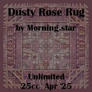 Dusty Rose Rug(25)[0429] by Morning.star