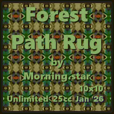 Forest Path Rug(25)[0116] by Morning.star