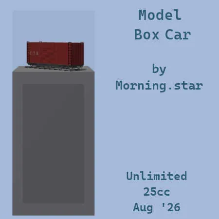 Model Box Car by Morning.star