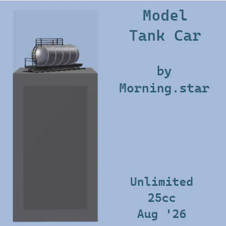Model Tank Car by Morning.star