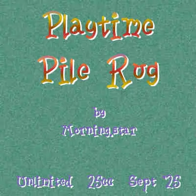 Playtime Pile Rug(25)[0919] by Morning.star