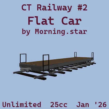 RR 2 Flat Car(25)[0102] by Morning.star